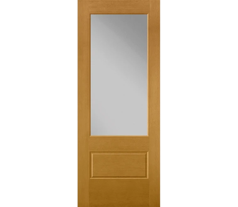 Johnson City 3 Quaters Light Fiberglass Entry Door