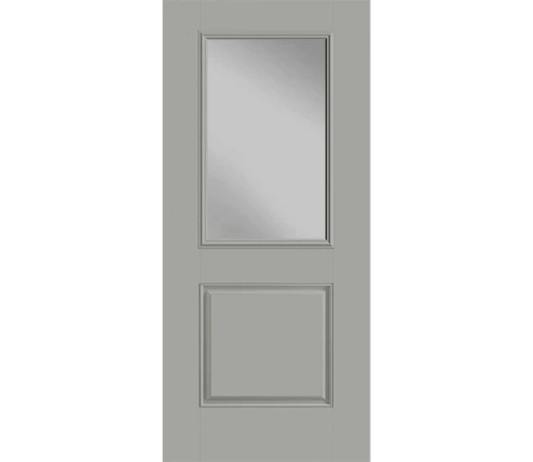 Johnson City Half Light 1 Panel Fiberglass Entry Door