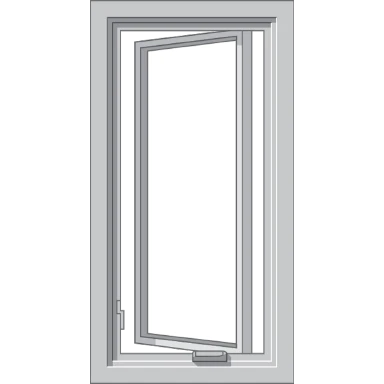 Johnson City Pella Hurricane Shield Series Vinyl Casement Window