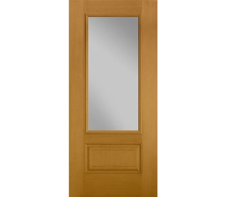 Johnson City Three Quaters light Fiberglass Entry Door