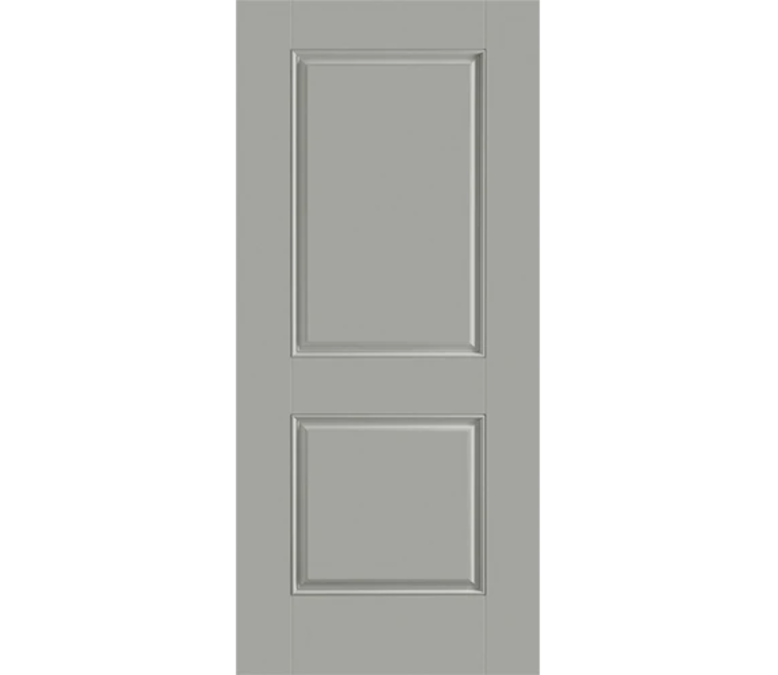 Johnson City Two Panel Square Fiberglass Entry Door